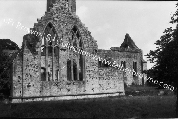 FRIARY S.TRANSEPT FROM GRAVEYARD